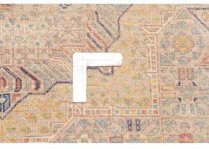 Tappeto Kairo Stilizzato Beige Blu Corsia 82x345 Cm