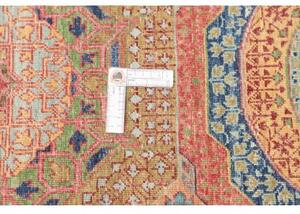 Tappeto Kairo Stilizzato Rosso Mattone Blu Petrolio 168x232 Cm