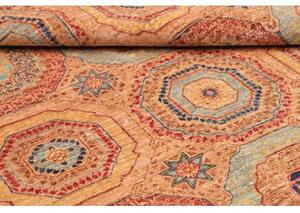 Tappeto Kairo Geometrico Terracotta Azzurro 148x210 Cm