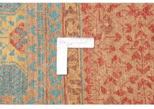 Tappeto Kairo Stilizzato Rosso Ruggine Blu 249x310 Cm