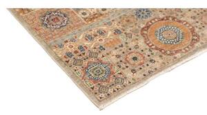 Tappeto Kairo Geometrico Becco Di Mattone Azzurro 80x145 Cm
