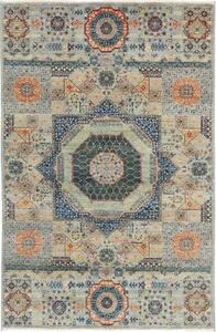 Tappeto Kairo Geometrico Celeste Blu Scuro 102x155 Cm