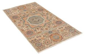 Tappeto Kairo Geometrico Becco Di Mattone Azzurro 80x145 Cm