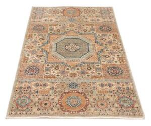 Tappeto Kairo Geometrico Becco Di Mattone Azzurro 80x145 Cm