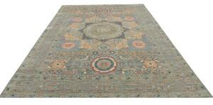 Tappeto Kairo Stilizzato Verde Petrolio Azzurro 210x307 Cm