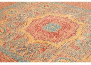 Tappeto Kairo Stilizzato Rosso Ruggine Blu 249x310 Cm
