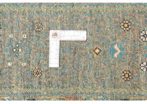 Tappeto Kairo Stilizzato Verde Petrolio Azzurro 210x307 Cm