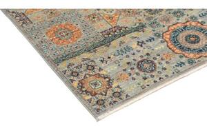 Tappeto Kairo Geometrico Celeste Blu Scuro 102x155 Cm