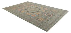 Tappeto Kairo Stilizzato Verde Petrolio Azzurro 210x307 Cm