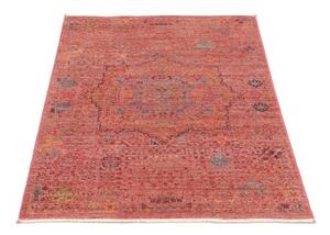 Tappeto Kairo Medaglione Rosso Blu 79x122 Cm