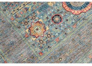Tappeto Kairo Stilizzato Azzurro Beige 124x190 Cm