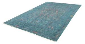 Tappeto Kairo Medaglione Verde Petrolio Grigio 209x298 Cm