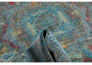 Tappeto Kairo Stilizzato Blu Petrolio Beige 201x304 Cm