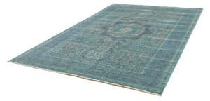 Tappeto Kairo Geometrico Verde Petrolio Beige 204x295 Cm
