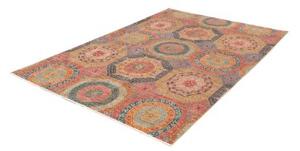 Tappeto Kairo Geometrico Rosso Mattone Blu 170x248 Cm