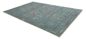 Tappeto Kairo Stilizzato Blu Petrolio Beige 201x304 Cm