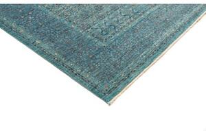 Tappeto Kairo Geometrico Verde Petrolio Beige 204x295 Cm