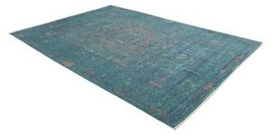 Tappeto Kairo Medaglione Verde Petrolio Grigio 209x298 Cm
