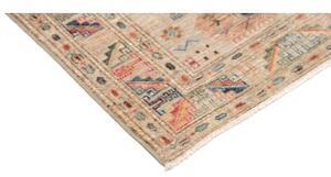 Tappeto Kazak Fine Stilizzato Beige Rosso 79x128 Cm