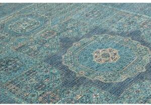 Tappeto Kairo Geometrico Verde Petrolio Beige 204x295 Cm