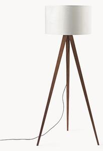 Lampada treppiede da terra scandi in legno massiccio Jake