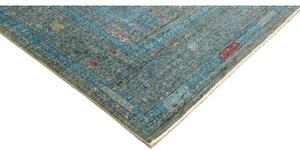 Tappeto Kairo Stilizzato Blu Petrolio Beige 201x304 Cm