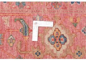 Tappeto Kazak Fine Stilizzato Rosa Blu 205x293 Cm