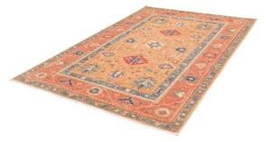 Tappeto Kazak Fine Stilizzato Arancione Blu 167x243 Cm