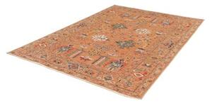 Tappeto Kazak Fine Stilizzato Terracotta Blu 172x237 Cm