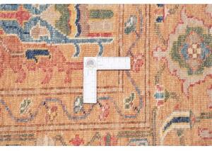 Tappeto Kazak Fine Stilizzato Terracotta Blu 172x237 Cm