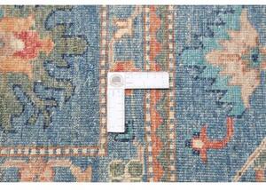Tappeto Kazak Fine Stilizzato Blu Beige 172x240 Cm