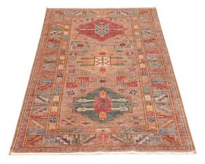 Tappeto Kazak Fine Geometrico Beige Rosso Mattone 82x140 Cm