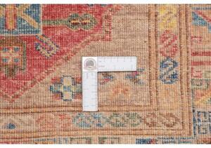 Tappeto Kazak Fine Geometrico Beige Rosso Mattone 82x140 Cm