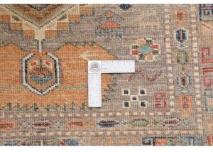 Tappeto Kazak Fine Geometrico Grigio Beige 82x123 Cm