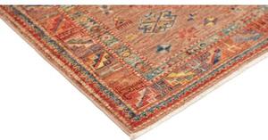 Tappeto Kazak Fine Stilizzato Rosso Mattone Blu 102x148 Cm