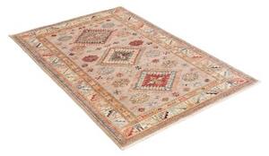 Tappeto Kazak Fine Geometrico Beige Blu 101x148 Cm