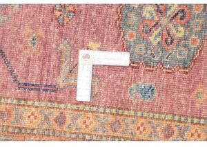 Tappeto Kazak Fine Stilizzato Rosa Blu 126x189 Cm