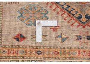 Tappeto Kazak Fine Geometrico Beige Blu 101x148 Cm