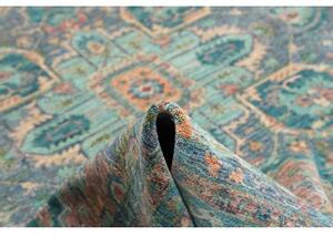 Tappeto Zigler Fine Stilizzato Verde Petrolio Beige 241x321 Cm