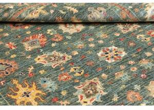 Tappeto Zigler Fine Floreale Verde Petrolio Beige 165x233 Cm