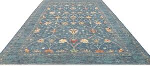 Tappeto Zigler Fine Floreale Blu Beige 271x370 Cm