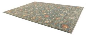 Tappeto Zigler Fine Floreale Verde Petrolio Avorio 276x369 Cm