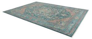 Tappeto Zigler Fine Stilizzato Verde Petrolio Beige 241x321 Cm