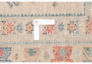 Tappeto Kazak Fine Stilizzato Beige Rosso Mattone 171x245 Cm