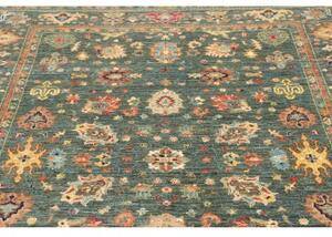 Tappeto Zigler Fine Floreale Verde Petrolio Beige 165x233 Cm