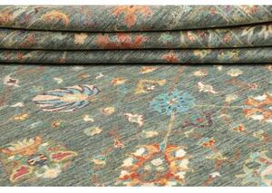 Tappeto Zigler Fine Floreale Verde Petrolio Avorio 276x369 Cm