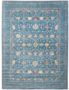 Tappeto Zigler Fine Floreale Blu Beige 271x370 Cm