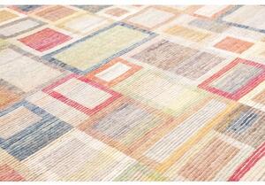Tappeto Berbero Geometrico Beige Multicolore 280x362 Cm