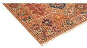 Tappeto Floralia Geometrico Marrone Ruggine Blu 78x129 Cm