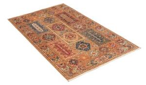 Tappeto Floralia Geometrico Marrone Ruggine Blu 78x129 Cm